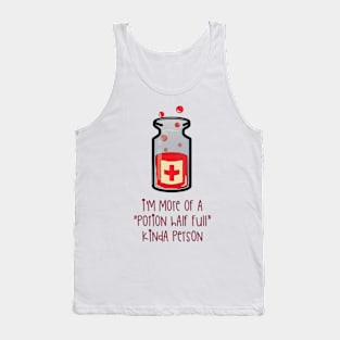 Potion Half Full Tank Top